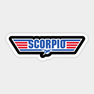 Top Gun Scorpio Sticker